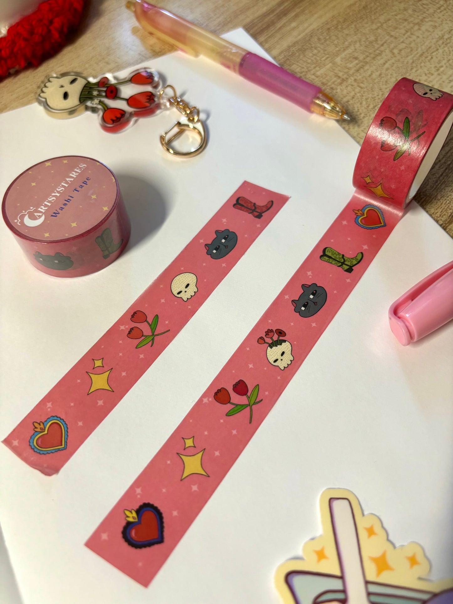 ARTSYSTARES Charms Washi Tape