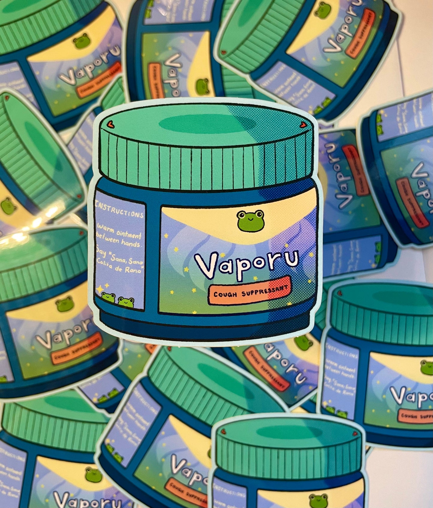 Vaporuuu Sticker