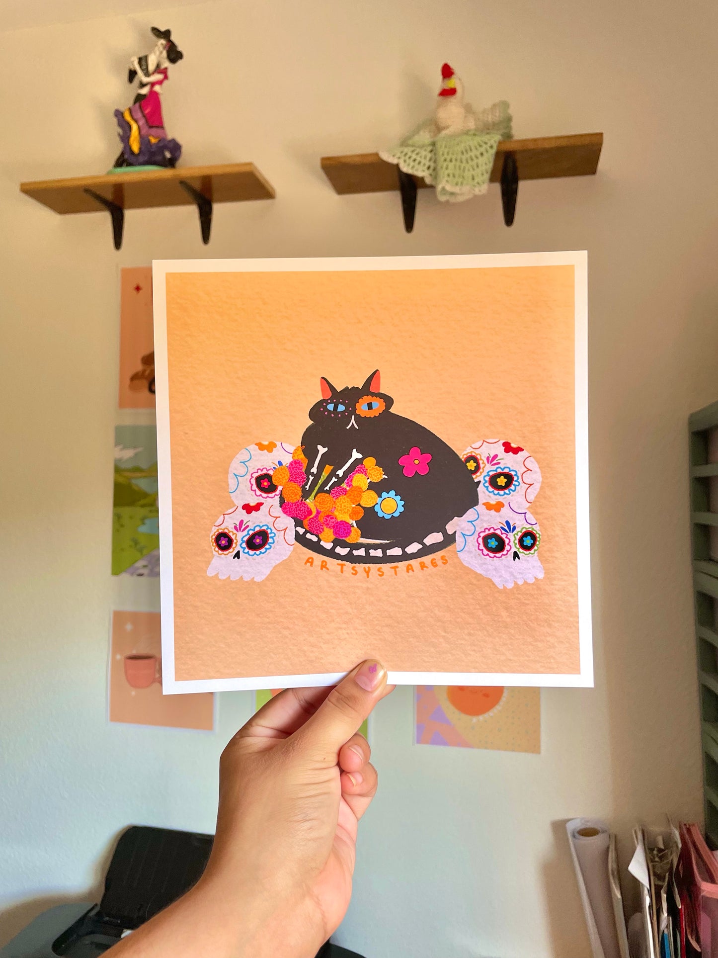 Día De Los Muertos Kitty