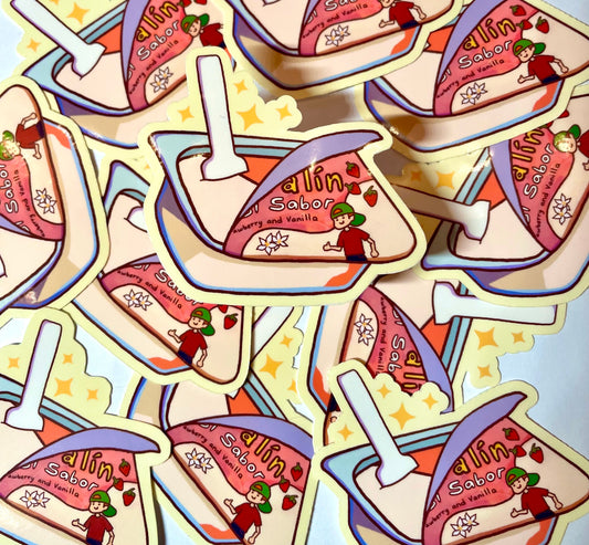Sparkly Duvalín Sticker