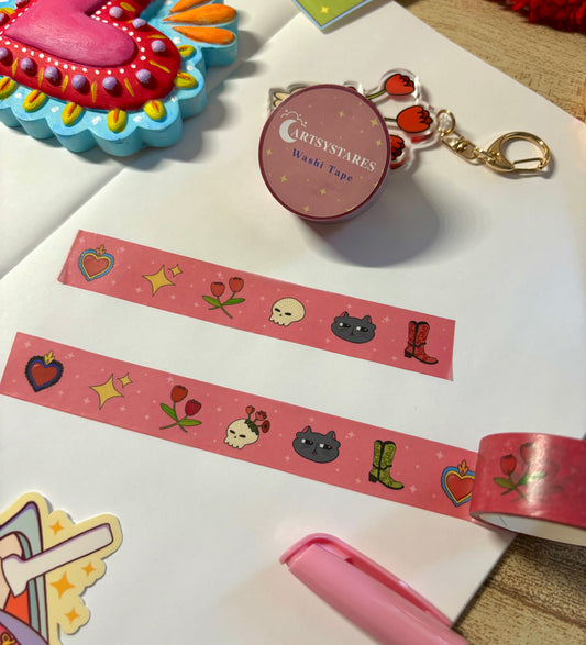 ARTSYSTARES Charms Washi Tape