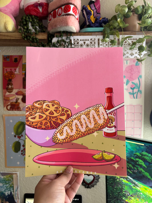 Elote and Duritos Time Art Print