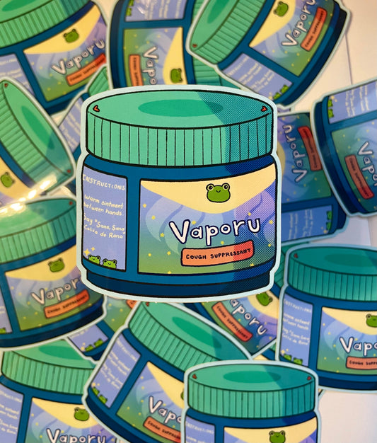Vaporuuu Sticker