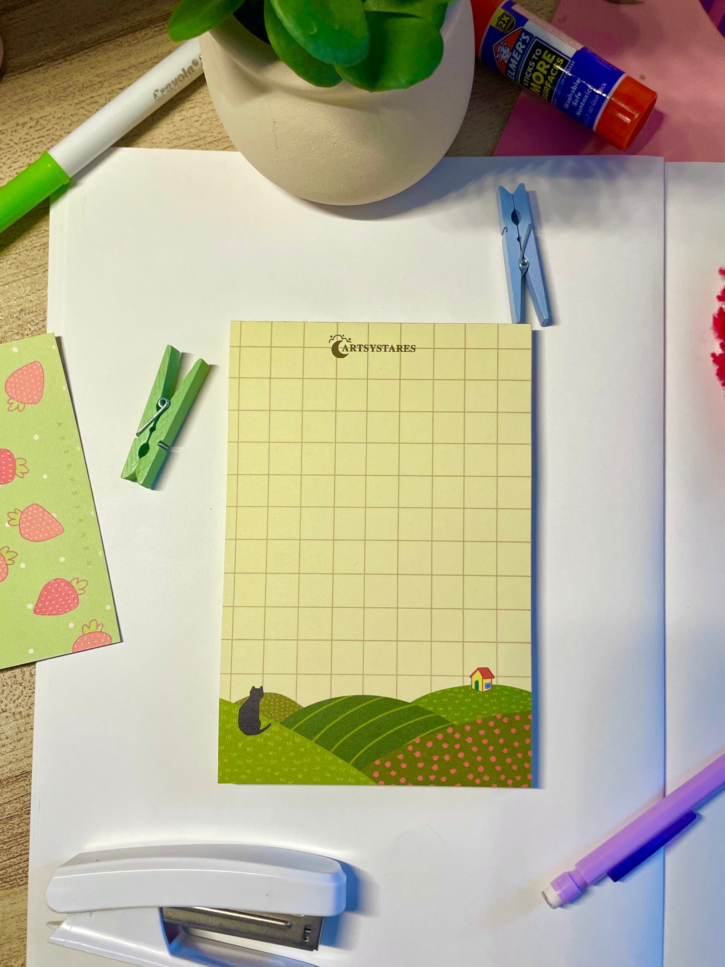 Grassy Hills Memo Pad